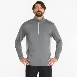 Puma Gamer 1/4 Zip Golf Popover -Putter Sales Puma SS22 Gamer 1 4 Zip Sweater 599127 20 Code SWPUM232 M Quiet Shade model 1