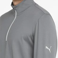 Puma Gamer 1/4 Zip Golf Popover -Putter Sales Puma SS22 Gamer 1 4 Zip Sweater 599127 20 Code SWPUM232 M Quiet Shade model 2