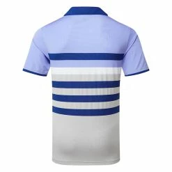 Puma MATTR One Way Golf Polo Shirt 8 Puma MATTR One Way Golf Polo Shirt -Putter Sales Puma SS22 Mattr One Way Polo 599115 25 SHPUM650 Lavendar Pop Blazing Blue back