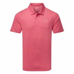 Puma Performance Heather Golf Polo Shirt