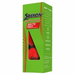 Srixon Soft Feel Brite Golf Balls -Putter Sales Srixon Soft Feel Brite Golf Ball Red 4