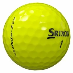Srixon Z Star Golf Balls -Putter Sales Srixon Z Star Golf Balls Yellow 3