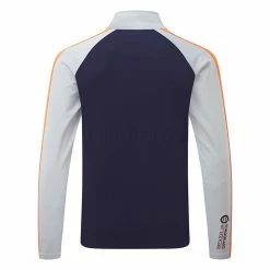 Sunderland Aspen Mid Layer Golf Top -Putter Sales Sunderland AW22 Aspen Midlayer Sweater SUNMM39 ASP SWSUN033 2XL Navy Silver Lava Back