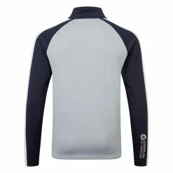 Sunderland Aspen Mid Layer Golf Top 5 Sunderland Aspen Mid Layer Golf Top -Putter Sales Sunderland AW20 Aspen Midlayer Sweater SUNMM39 ASP Code SWSUN023 Silver Navy White back