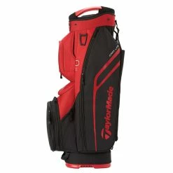 TaylorMade Lite Golf Cart Bag 9 TaylorMade Lite Golf Cart Bag -Putter Sales TaylorMade Cart Lite Cart Bag Red Black4