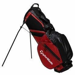 TaylorMade FlexTech Waterproof Golf Stand Bag -Putter Sales TaylorMade FlexTech Waterproof Golf Stand Bag Black Red 6