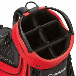 TaylorMade 2022 Tour Golf Cart Bag -Putter Sales TaylorMade Tour Golf Cart Bag Black Red 3