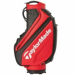 TaylorMade 2022 Tour Golf Cart Bag -Putter Sales TaylorMade Tour Golf Cart Bag Black Red 6
