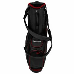 TaylorMade Tour Lite Golf Stand Bag -Putter Sales TaylorMade Tour Lite Golf Stand Bag Black Red 3
