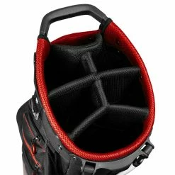 TaylorMade Tour Lite Golf Stand Bag -Putter Sales TaylorMade Tour Lite Golf Stand Bag Black Red 4