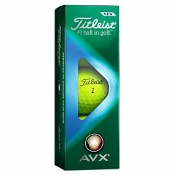 Titleist AVX Golf Balls -Putter Sales Titleist 2022 AVX Golf Balls Yellow 4