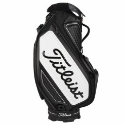 Titleist Golf Tour Staff Bag -Putter Sales Titleist 2022 Golf Tour Staff Bag Black White 4
