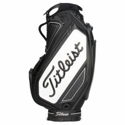 Titleist Golf Tour Staff Bag -Putter Sales Titleist 2022 Golf Tour Staff Bag Black White 5