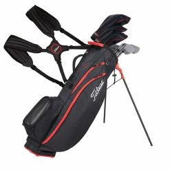 Titleist Players 4 Carbon S Golf Stand Bag 11 Titleist Players 4 Carbon S Golf Stand Bag -Putter Sales Titleist 2022 Players 4 Carbon S Stand Bag Black Black Red 6