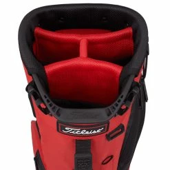 Titleist Players 4 Golf Stand Bag -Putter Sales Titleist 2022 Players 4 Stand Bag Red Black 4