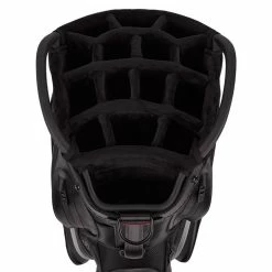 Titleist Jet Black Premium StaDry Golf Cart Bag -Putter Sales Titleist 2022 Tour Series Premium StaDry Cart Bag Black White 4