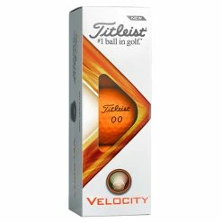 Titleist Velocity Matte Golf Balls -Putter Sales Titleist 2022 Velocity Golf Balls Orange 4