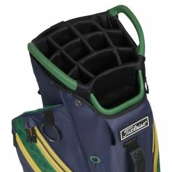 Titleist Cart 14 Shamrock Golf Cart Bag 7 Titleist Cart 14 Shamrock Golf Cart Bag -Putter Sales Titleist 2023 Cart 14 Shamrock Golf Cart Navy Green Gold 4