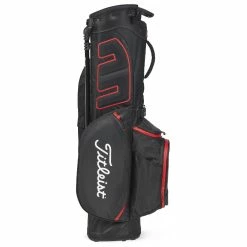 Titleist Players 4 StaDry Golf Stand Bag 10 Titleist Players 4 StaDry Golf Stand Bag -Putter Sales Titleist 2023 Players 4 Stadry Stand Bag Black Black Red 3