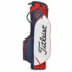 Titleist Players 4 StaDry Golf Stand Bag -Putter Sales Titleist 2023 Players 4 Stadry Stand Bag Navy White Red 5