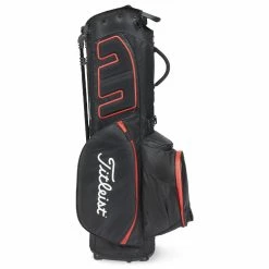 Titleist Players 5 StaDry Golf Stand Bag -Putter Sales Titleist 2023 Players 5 Stadry Stand Bag Black Black Red 3
