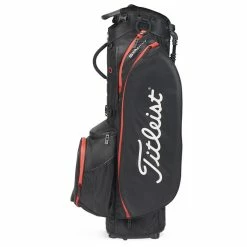 Titleist Players 5 StaDry Golf Stand Bag -Putter Sales Titleist 2023 Players 5 Stadry Stand Bag Black Black Red 5