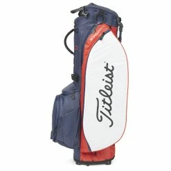 Titleist Players 5 StaDry Golf Stand Bag -Putter Sales Titleist 2023 Players 5 Stadry Stand Bag Navy Red White 5