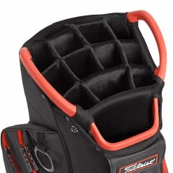 Titleist Cart 14 Lightweight Golf Cart Bag 7 Titleist Cart 14 Lightweight Golf Cart Bag -Putter Sales Titleist Cart 14 Lightweight Golf Cart Bag Black Black Red 4