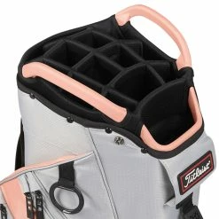 Titleist Cart 14 Lightweight Golf Cart Bag -Putter Sales Titleist Cart 14 Lightweight Golf Cart Bag Grey Peach 4