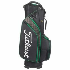 Titleist Cart 14 SE Shamrock Golf Cart Bag -Putter Sales Titleist Cart 14 Shamrock Golf Cart Bag Black Green 3
