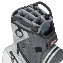 Titleist StaDry 14 Golf Cart Bag -Putter Sales Titleist StaDry 14 Golf Cart Bag Charcoal Grey White 4