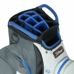 Titleist StaDry 15 Golf Cart Bag -Putter Sales Titleist StaDry 15 Golf Cart Bag Charcoal Grey Royal 4