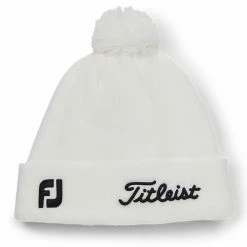 Titleist Tour Pom Pom Golf Beanie -Putter Sales Titleist Tour Pom Pom Golf Beanie White Black 4