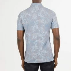 TravisMathew Patio Time Golf Polo Shirt -Putter Sales Travis Mathew SS21 Patio Time Golf Polo Shirt 1MW148 SHTRA058 L Heather Medium Grey Model 3