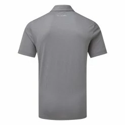 TravisMathew Private Dock Golf Polo Shirt -Putter Sales Travis Mathew SS21 Private Dock Golf Polo Shirt 1MW149 SHTRA054 M Heather Medium Grey Back