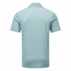 TravisMathew Tahoe Golf Polo Shirt -Putter Sales Travis Mathew SS21 Tahoe Polo Shirt 1MW154 Code SHTRA034 M Heather Delphinium Back