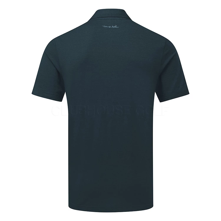TravisMathew The Heater Golf Polo Shirt Black 3 TravisMathew The Heater Golf Polo Shirt Black - Image 3
