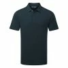 TravisMathew The Heater Golf Polo Shirt Black