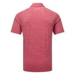 TravisMathew The Heater Golf Polo Shirt Black -Putter Sales Travis Mathew SS21 The Heater Golf Polo Shirt 1MW395 Code SHTRA039 M Heather Scooter Back