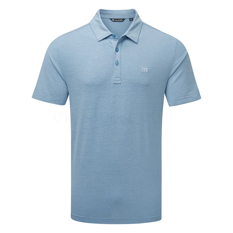 TravisMathew The Heater Golf Polo Shirt Black 1 TravisMathew The Heater Golf Polo Shirt Black