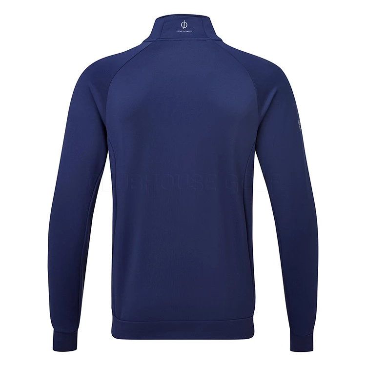 Oscarjacobson Oscar Jacobson Trent Tour 1/2 Zip Golf Sweater 3 Oscarjacobson Oscar Jacobson Trent Tour 1/2 Zip Golf Sweater - Image 3