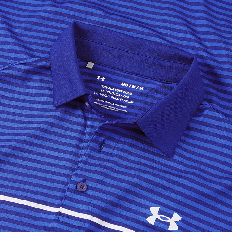 Underarmour Under Armour Playoff 2.0 Hollen Stripe Golf Polo Shirt 2 Underarmour Under Armour Playoff 2.0 Hollen Stripe Golf Polo Shirt - Image 2