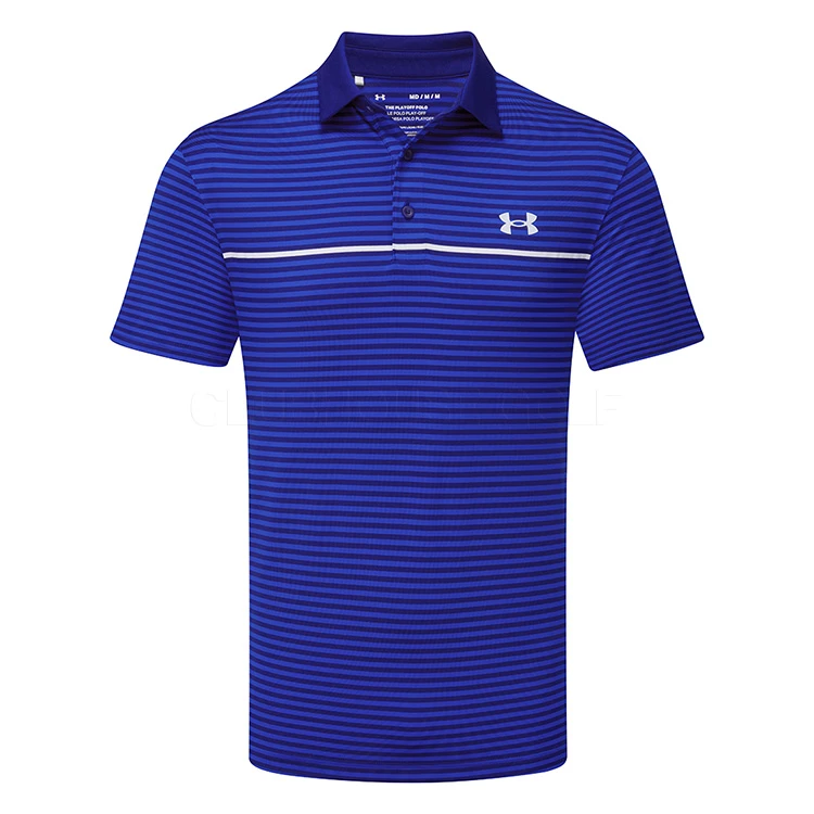 Underarmour Under Armour Playoff 2.0 Hollen Stripe Golf Polo Shirt 1 Underarmour Under Armour Playoff 2.0 Hollen Stripe Golf Polo Shirt