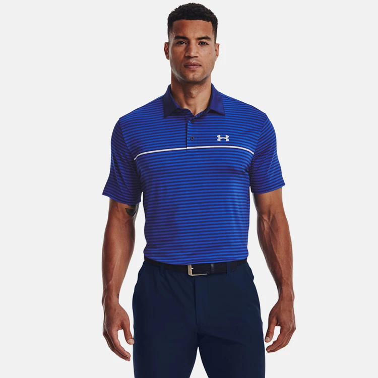 Underarmour Under Armour Playoff 2.0 Hollen Stripe Golf Polo Shirt 4 Underarmour Under Armour Playoff 2.0 Hollen Stripe Golf Polo Shirt - Image 4
