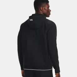 Underarmour Under Armour Storm Daytona Full Zip Golf Hoodie 11 Underarmour Under Armour Storm Daytona Full Zip Golf Hoodie -Putter Sales Under Armour AW22 Storm Daytona Full Zip Sweater 1373412 001 SWUND183 Black Black Reflective Model 3