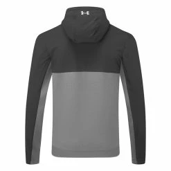 Underarmour Under Armour Storm Daytona Full Zip Hoodie -Putter Sales Under Armour AW22 Storm Daytona Full Zip Sweater 1373412 012 SWUND184 Pitch Gray Black Reflective Back