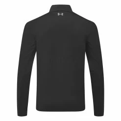 Underarmour Under Armour Storm Daytona 1/2 Zip Golf Sweater -Putter Sales Under Armour AW22 Storm Daytona Half Zip Wind Top 1373409 001 WTUND093 Black Black Reflective Back