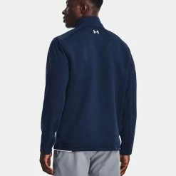 Underarmour Under Armour Storm Daytona 1/2 Zip Golf Sweater -Putter Sales Under Armour AW22 Storm Daytona Half Zip Wind Top 1373409 408 WTUND095 Academy Academy Reflective Model 3