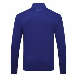 Underarmour Under Armour Storm 1/2 Zip Golf Sweater -Putter Sales Under Armour AW22 Storm Midlayer 1 2 Zip Sweater 1370119 456 SWUND179 XL Bauhaus Blue Versa Blue Bauhaus Blue Back
