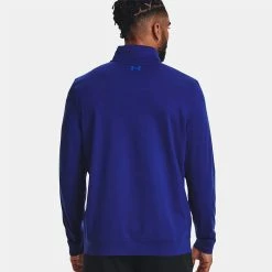 Underarmour Under Armour Storm 1/2 Zip Golf Sweater -Putter Sales Under Armour AW22 Storm Midlayer 1 2 Zip Sweater 1370119 456 SWUND179 XL Bauhaus Blue Versa Blue Bauhaus Blue Model 3